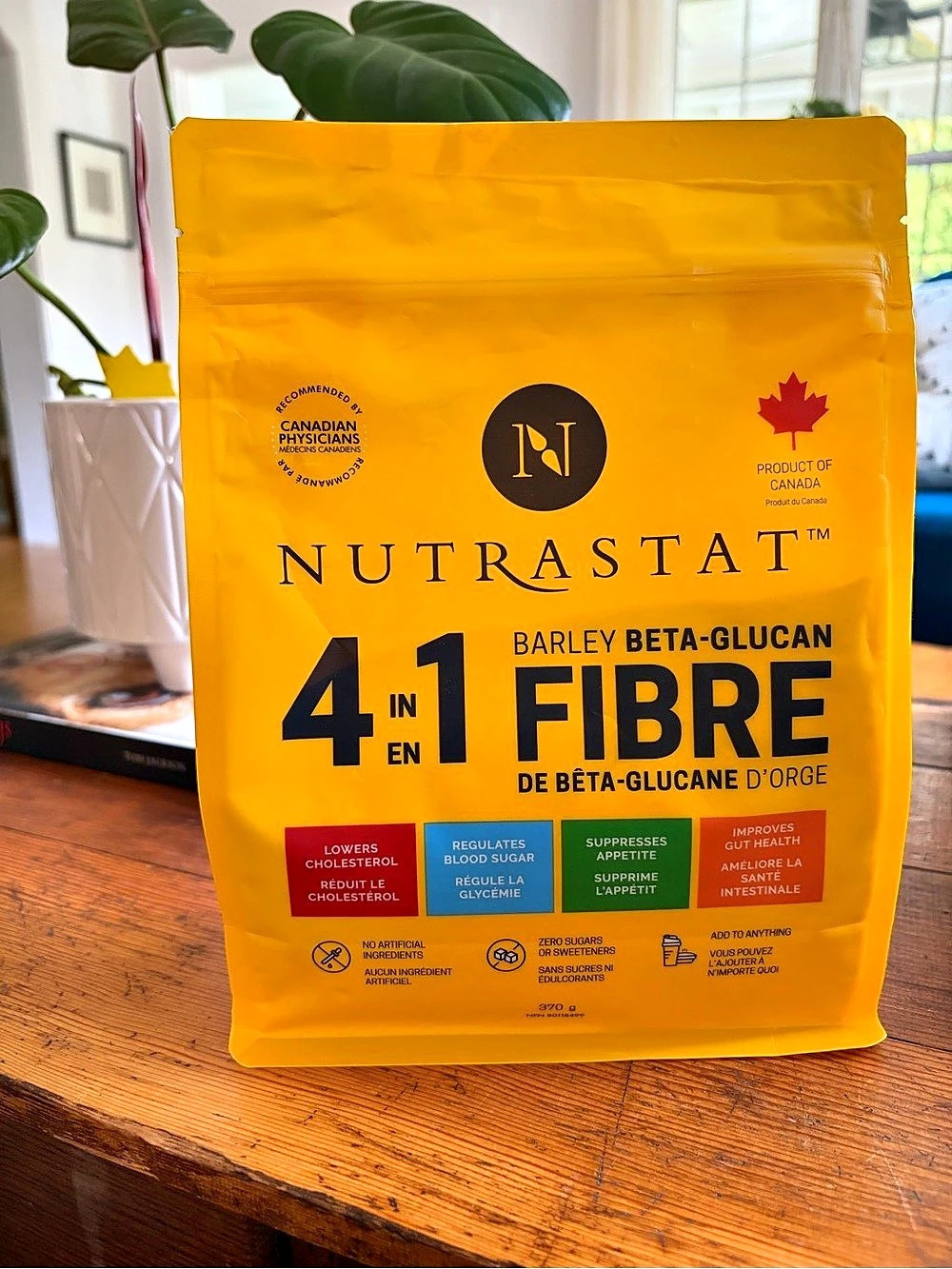 NutraStat 4-in-1 Barley Beta-Glucan Fibre 370 g